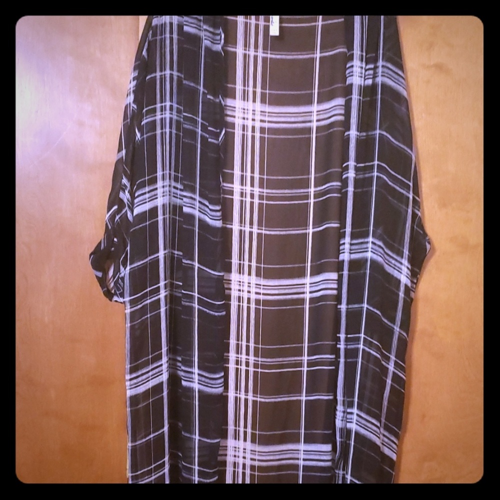 Sheer flowy tunic